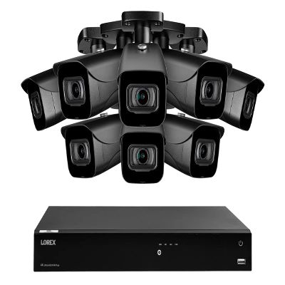 16-Channel Fusion NVR System with 4K (8MP) IP Cameras 8 / Black