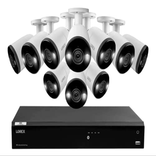 16-Channel 4K Ultra HD Fusion NVR IP System with Smart Deterrence Cameras 10