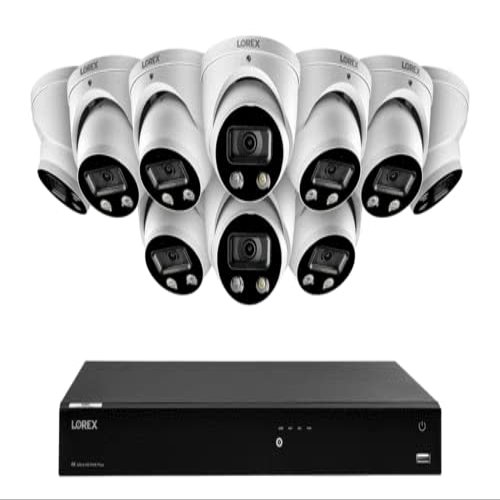 16-Channel 4K Ultra HD Fusion NVR IP System with Smart Deterrence Dome Cameras 10