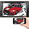Audiotek 75ML Double Din Car 6.2" 200 Watts Output DVD CD Touch Screen Radio Mirror Link for Android & iPhone with Back up Camera PK1 and Compatible with Bluetooth Bundle view 4