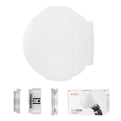 Godox ML-CD15 Diffusion Dome for Godox V1 V1Pro AD100PRO AD200PRO V860III V860II V850II TT685II TT685 TT600 TT560II TT520II TT660S AD200 ML30 ML30Bi ML60 ML60Bi AD300PRO AD400PRO