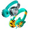 ARTIX CL750 Foldable Noise Isolating On Ear Headphones & Kidrox Tiger-Ear Kids Headphones Boys/Girls view 1