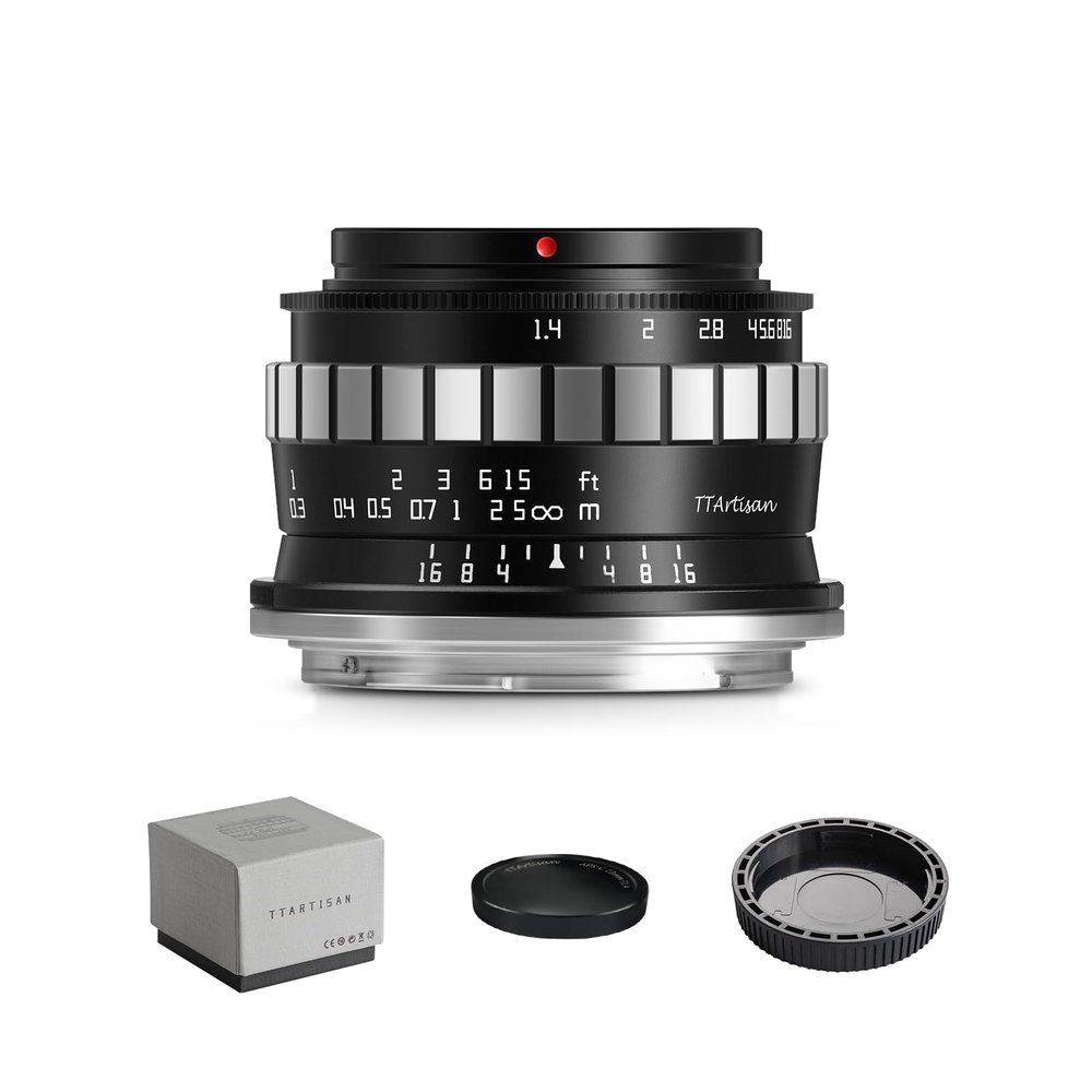 TTArtisan 23mm F1.4 Z, Manual Focus 23mm f/1.4 APS-C Camera Lens for Nikon Z Mount Z5 Z6 Z7 Z6II Z6III Z7II ZFC Z30 Z50 Z50II Z9 Z8 ZF