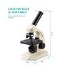 ZTBH Microscope Accessories Kit Monocular Biological Microscope 70X-400X Student Science Education Kid Gift Microscope Slides (Color : Without Slides, Magnification : 70X 150X 400X) view 2
