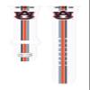 Affinity Bands Auburn Tigers HD Combo Package Compatible with Apple Watch and AirPods Gen 1 & 2 (42/44/45/49mm (46mm Series 11) Long Stripes) view 3