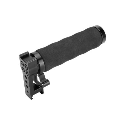 SZRIG Ultralight Sponge NATO Handle Top Handgrip with Hot Shoe Adapter 1/4-20 Holes NATO Clamp for DSLR Cage Monitor Cage