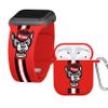 Affinity Bands North Carolina State Wolfpack HD Combo Package Compatible with Apple Watch and AirPods Gen 1 & 2 (42/44/45/49mm (46mm Series 11) Long Stripes) view 1