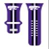 Affinity Bands Kansas State Wildcats HD Combo Package Compatible with Apple Watch and AirPods Gen 1 & 2 (42/44/45/49mm (46mm Series 11) Short Stripes) view 3