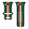 AFFINITY BANDS Miami Hurricanes HD Combo Package Compatible with Apple Watch and AirPods Gen 1 & 2 (42/44/45/49mm (46mm Series 11) Short Stripes) view 3