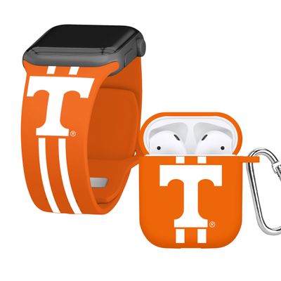 AFFINITY BANDS Tennessee Volunteers HD Combo Package Compatible with Apple Watch and AirPods Gen 1 & 2 (42/44/45/49mm (46mm Series 11) Long Stripes)