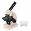 ZTBH Microscope Accessories Kit Monocular Biological Microscope 70X-400X Student Science Education Kid Gift Microscope Slides (Color : with 5pcs Slides, Magnification : 70X 150X 400X) view 1