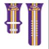 Affinity Bands Louisiana State Tigers HD Combo Package Compatible with Apple Watch and AirPods Gen 1 & 2 (42/44/45/49mm (46mm Series 11) Short Stripes) view 3
