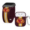 Affinity Bands Iowa State Cyclones HD Combo Package Compatible with Apple Watch and AirPods Gen 1 & 2 (42/44/45/49mm (46mm Series 11) Short Stripes) view 1