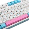 MOLGRIA Milk Cover Keycaps, PBT Key Caps 140 Set for Gaming Keyboard, Cherry Profile Dye Sublimation Custom Keycap Japanese Font for Kailh Cherry MX 104/87/74/61 60 Keyboard ANSI Layout view 4