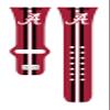 AFFINITY BANDS Alabama Crimson Tide HD Combo Package Compatible with Apple Watch and AirPods Gen 1 & 2 (42/44/45/49mm (46mm Series 11) Short Stripes) view 3