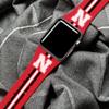 Affinity Bands Nebraska Huskers HD Combo Package Compatible with Apple Watch and AirPods Gen 1 & 2 (42/44/45/49mm (46mm Series 11) Short Stripes) view 2
