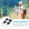 3Pcs Rubber Objective Lens Cover Eyepiece Flip- Open Scope Cover for Binoculars Telescope Accessories (Black) view 4