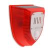 LAFEINA Solar Motion Sensor Light & Sound Alarm, 129dB Gunshot & Dog Barking Sound & Strobe Light Security Alarm Siren for Garden Farm Villa view 1