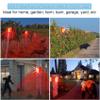 LAFEINA Solar Motion Sensor Light & Sound Alarm, 129dB Gunshot & Dog Barking Sound & Strobe Light Security Alarm Siren for Garden Farm Villa view 4