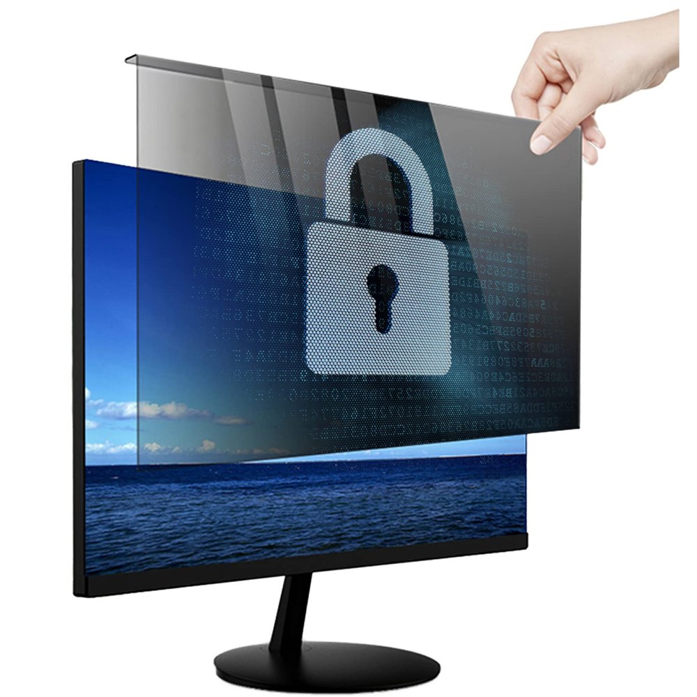 JCSKY Hanging Type Computer Privacy Film, Anti-Blue Light Scratch-Resistant and Waterproof Acrylic Privacy Screen Protector for Hp/Dell/Asus/Acer/Sony/Samsung/Lenovo,19in(425277mm)