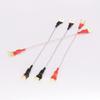 Hi-End Speaker Jump Cable Bridge Cable for Speakers Silver Plated 4PCS/Set (Length : 15cm) view 1