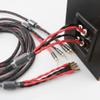 Electric Speaker Cable HiFi Audiophile Cable Banana to pin Banana Plug Biwire Loudspeaker Wire Audio Line (Length : 1.5m) view 4