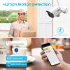 5MP Wireless Security Camera System No Hard Drive, 8 Channel Surveillance NVR Kits and 4pcs Super HD 5MP Outdoor Indoor WiFi Bullet Camera for Home Full Color Night Vision view 4