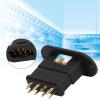 LiebeWH RC Battery Connectors Set 10 Pairs MPX 13.050/13.051 Black Octagonal Plugs Gold Plated Contacts for RC Cars Drone Battery view 3