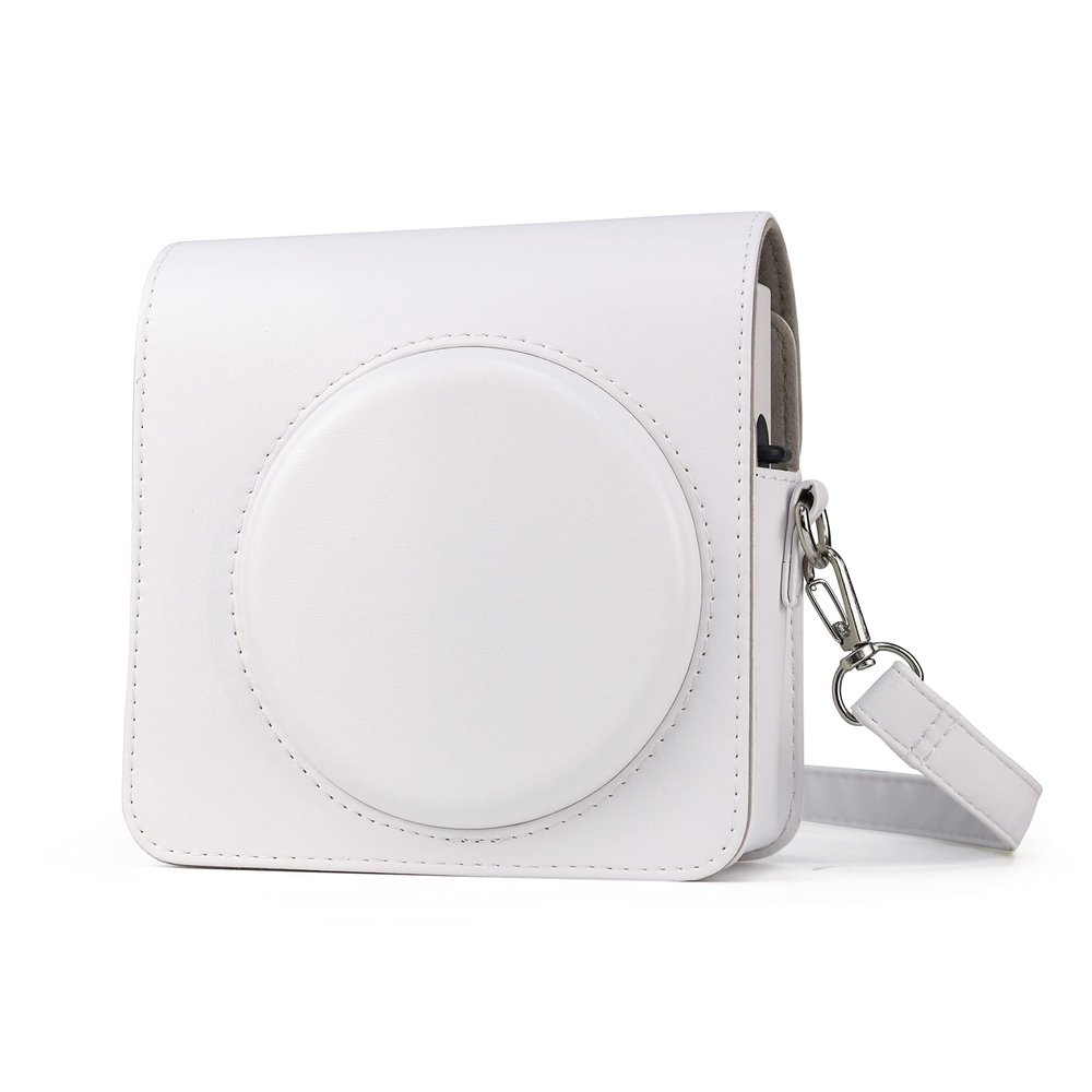 Rieibi Square SQ1 Case, Protective Case for Fujifilm Instax Square SQ1 Instant Camera, PU Leather Compact Cover with Adjustable Shoulder Strap