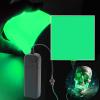 Flexible Led Panel,Electroluminescent Panel Sheet EL Tape Cuttable Soft for Mask Eye Cosplay Party Decor DIY-Continuous/Slow Flash/Fast Strobe 10x10cm (lightgreen, 10x10) view 1