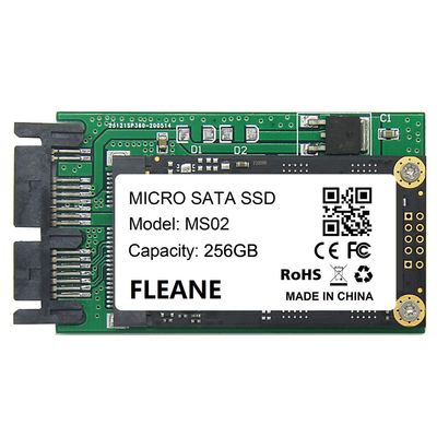 FLEANE 256GB MS02 MicroSata SSD Compatible with HP 2740p 2730p 2540p IBM X300 X301 T400S T410S Replace MK1233GSG MK1633GSG MK2533GSG 1.8" HDD (256GB)