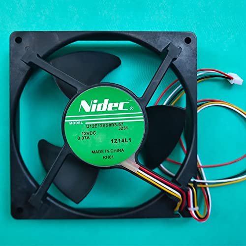 Original U12E12BS8B3-57 J231 12V 0.07A 12cm for Refrigerator Cooling Fan