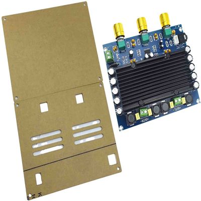 XH-M549 Volume Amplifier with Tone 150W Digital Power Amplifier Board TPA3116D2 Digital Audio Amplifier Board 2.0 Channel (Board+Shell) (Board+Shell)