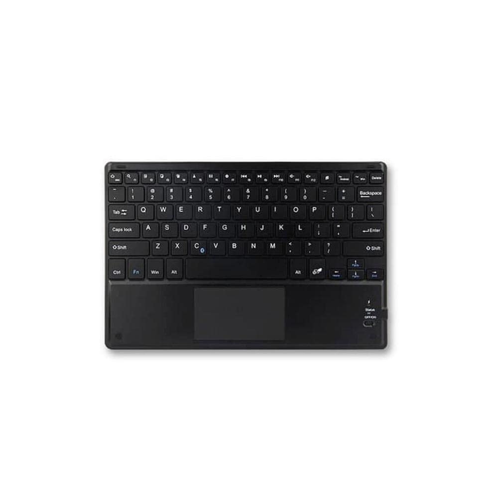 BoxWave Keyboard Compatible with Samsung Galaxy A52 - SlimKeys Bluetooth Keyboard with Trackpad, Portable Slim TouchPad - Jet Black