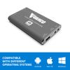 Vanco 4K HDMI to USB Capture Device with Audio Input/Output - Featuring a Maximum Resolution for Captured HDMI Source Signals of Up to 1080p@60Hz - Gray view 3