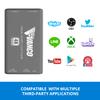 Vanco 4K HDMI to USB Capture Device with Audio Input/Output - Featuring a Maximum Resolution for Captured HDMI Source Signals of Up to 1080p@60Hz - Gray view 4