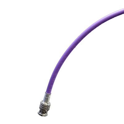 Blue Jeans Cable 3G/6G SDI Cable, RG6 (18AWG) Sized, with Canare BNCs (10 Foot, Purple)