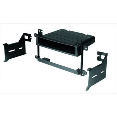 Carxtc Single Din Installation Car Stereo Dash Kit for Aftermarket Radio Includes Storage Pocket 946