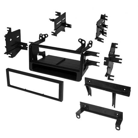 Carxtc Single Din Installation Car Stereo Dash Kit for Aftermarket Radio Includes Storage Pocket 975