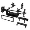 Carxtc Single Din Installation Car Stereo Dash Kit for Aftermarket Radio Includes Storage Pocket 975 view 1