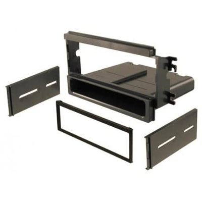 Carxtc Single Din Installation Car Stereo Dash Kit for Aftermarket Radio Includes Storage Pocket 258