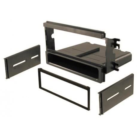 Carxtc Single Din Installation Car Stereo Dash Kit for Aftermarket Radio Includes Storage Pocket 258