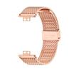 3Chome Band Strap Compatible with Huawei Watch Fit Smartwatch, Stainless Steel Bracelet Wristband Link for Huawei Watch Fit (Rose Gold) view 4
