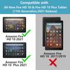 ERWYTYIOI Case for Kindle Fire HD 10/Fire HD 10 Plus Tablet (11th Gen, 2021 Released) - Slim PU Leather Stand Flip Cover with Card Slot & Pencil Holder, Inspirational Quote on Rustic Wooden Board view 2
