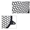 MARRTEUM 12 Inch Plastic Mesh Waffle Speaker Covers with Screws Audio Sub Woofer Grille Net Protector Cover Horn Guard Grills Decorative for DIY Home Audio and Car Speaker, Black, 1 Pack view 2