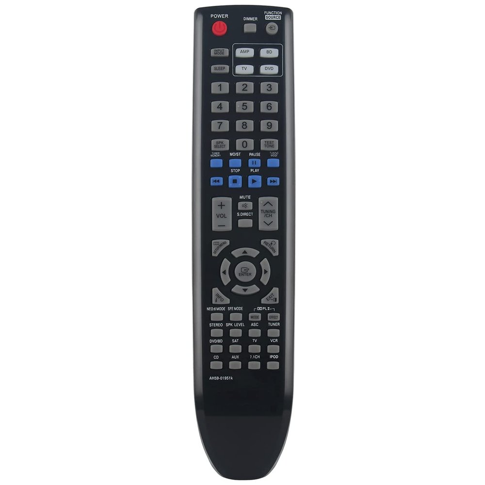 AH59-01951K Replace Remote Control fit for Samsung Home Theater AV Receiver System HT-AS730 HT-AS730S HT-AS730ST HT-AS730XAA HTAS730 HTAS730S HTAS730ST HTAS730XAA