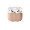 Native Union Curve Case for AirPods (3rd Gen)  Sleek Textured Silicone Case  Compatible with Qi Wireless Charging  for AirPods (Peach) view 2