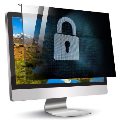 JCSKY Computer Privacy Screen Filter for 17-32 Inch Widescreen Monitor - Anti-Glare Protector Film - Protects Your Eyes from Harmful Blue Light,19in(391320mm)
