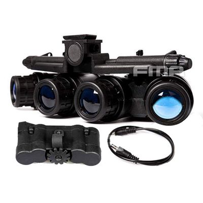 Airsoft Hunting Tactical No Function GPNVG 18 Night Vision Goggles Dummy Binoculars NVG Model Helmet Accessories for Show Night Vision Goggles Helmet Airsoft Cosplay (BK)