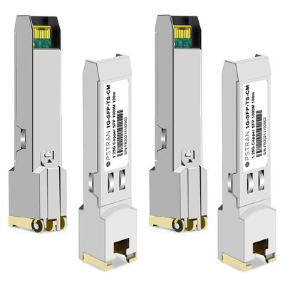 OPSTRAN 1000BASE-T SFP RJ45 Copper Transceiver Module Compatible with Cisco Meraki MA-SFP-1GB-TX 100m Cat5e/6 4 Pack